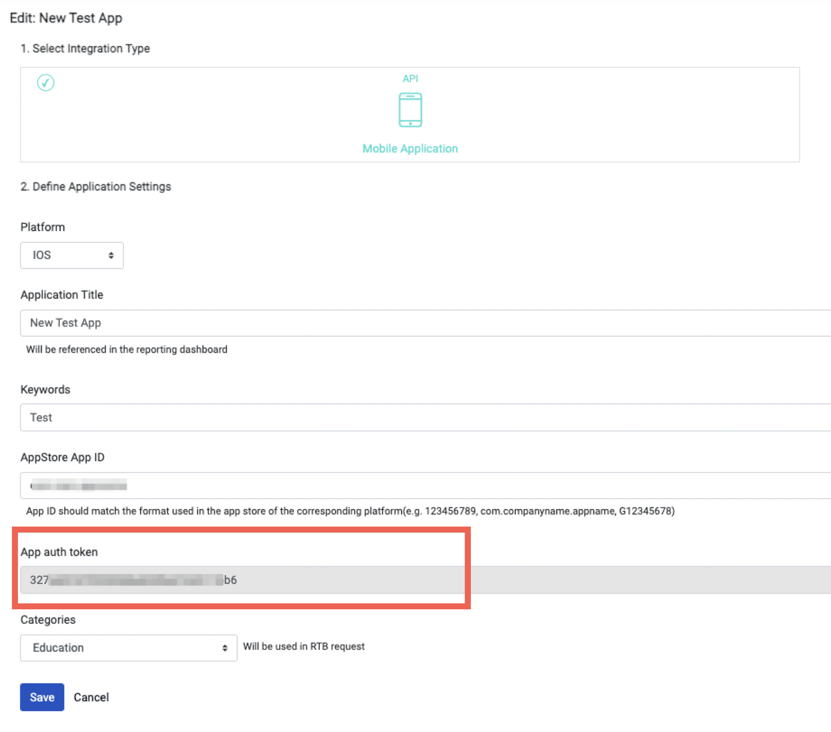 Verve Group App auth token
